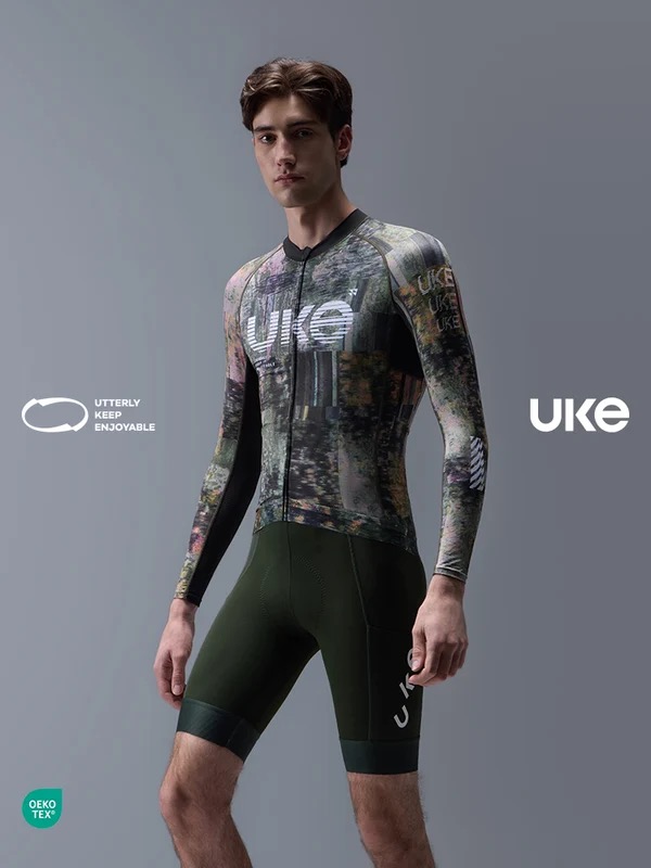 UKE RP500 Men's Long Sleeves Jersey (Rosemary Brown Green)