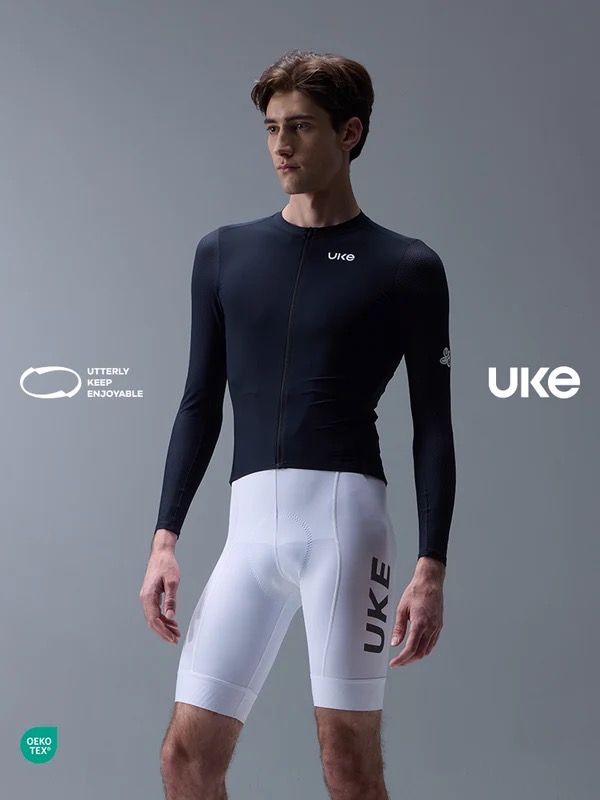 UKE RC200 Men's Long Sleeves Jersey (Black)