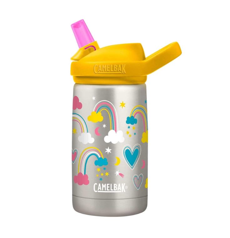 CAMELBAK EDDY KIDS STAINLESS STEEL VACCUM INSULATED 12OZ RAINBOW LOVE