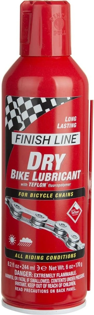 FINISH LINE DRY LUBE AEROSOL 244ML
