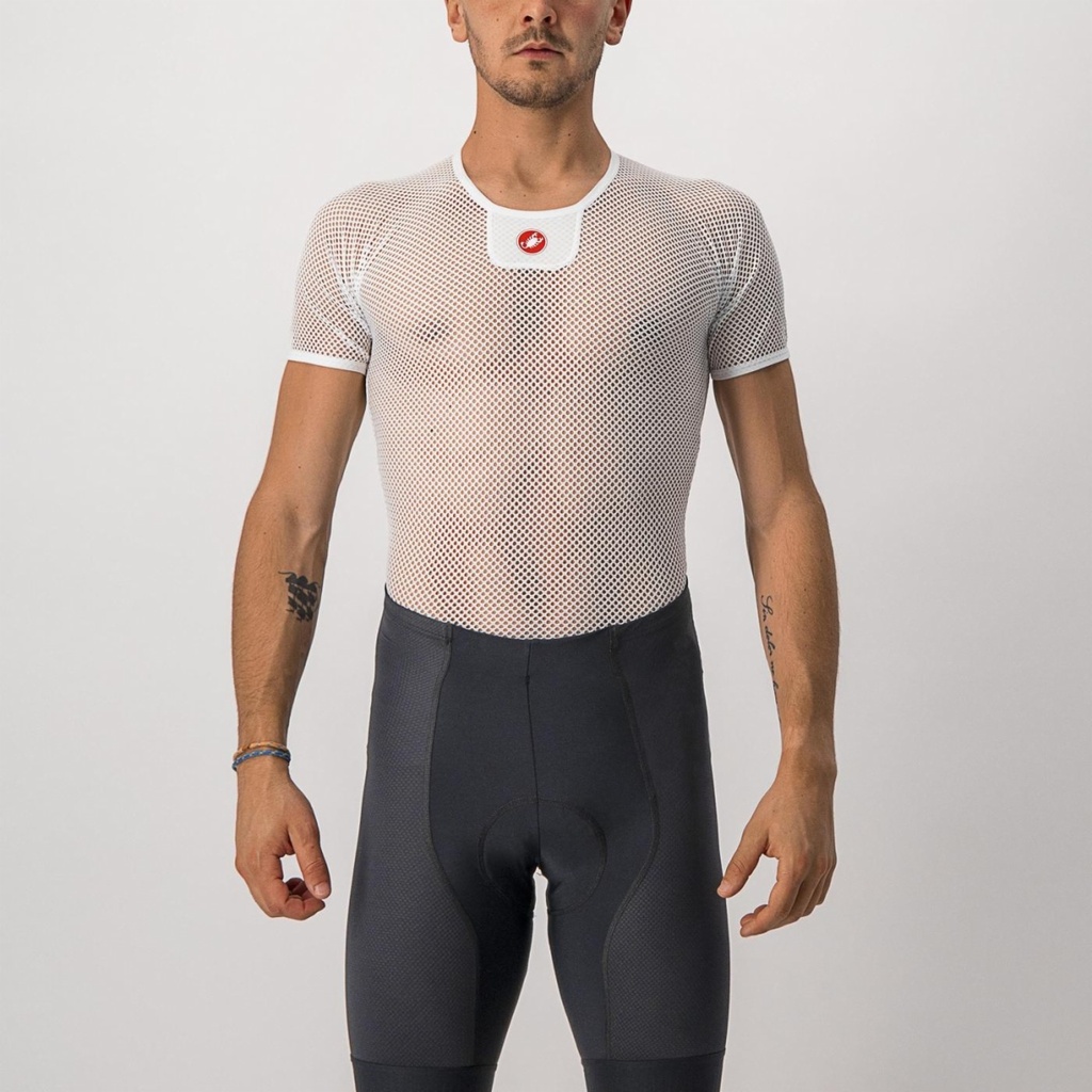 CASTELLI CORE MESH 3 SHORT SLEEVE BASE LAYER WHITE