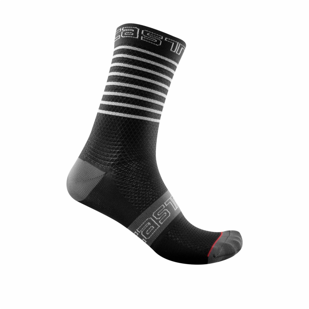 CASTELLI SUPERLEGGERA W12 Sock (Black, L/XL)