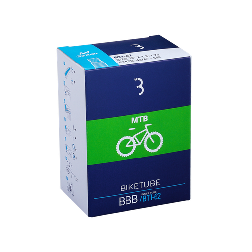 [BTI-65] BBB BikeTube 26 MTB Innertube (26&quot; x 1.00/1.50, FV33)