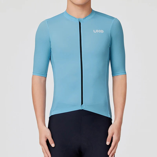 UKE Rhythm Men's Short Sleeves Jersey (Cool Water Blue)
