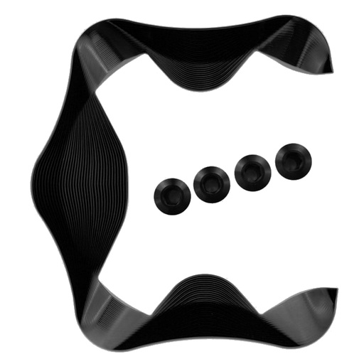 ALUGEAR R9200 Chainring Cover (12Speed Dura-Ace Cranks, Black)