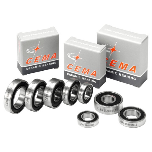 [SRC-5S-6802LLB] CEMA  6802 Ceramic Wheel Bearings (15X24X5mm)