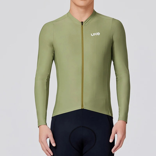 UKE Free Men's Long Sleeves Jersey (Bamboo Green)