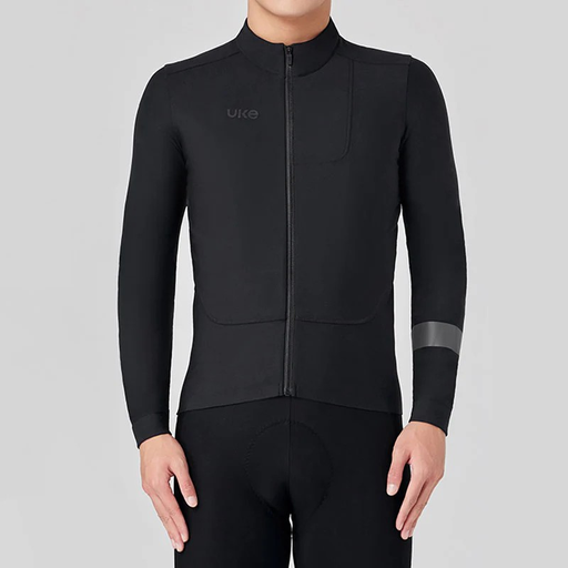 UKE Shadow Chaser Men's Cycling Jacket (Black)