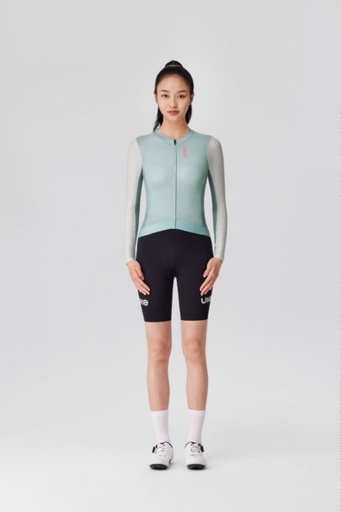 UKE Floating Scenery Women's LS Jersey (Sage Green)