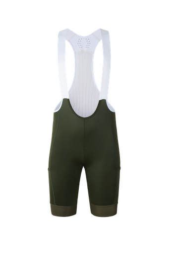 UKE Gaowu Men's Cargo Bib Shorts (Army Green)