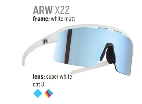 [ARW X22] NEON Arrow 2.0 X22 Glasses (White Matt)