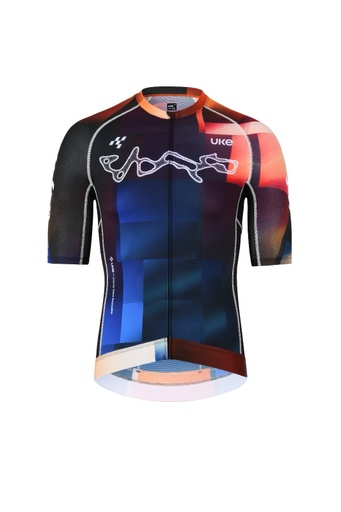 UKE RP500 FG Men's Short Sleeves Jersey (Blue/Orange)