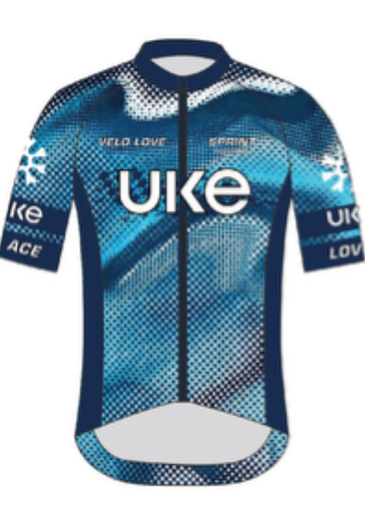 UKE RP500 AB Men's Short Sleeves Jersey (Blue)