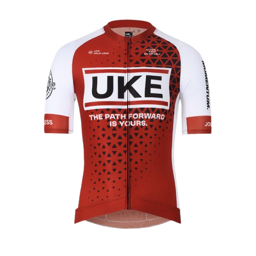 UKE RP500 CR Men's Short Sleeves Jersey (Red)