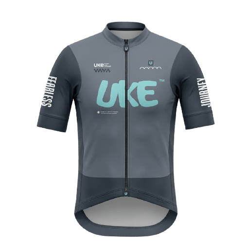 UKE RP500 KLE Men's Short Sleeves Jersey (Blue Grey)
