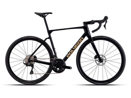 POLYGON STRATTOS 7 ROAD BIKE (Black/Gold)