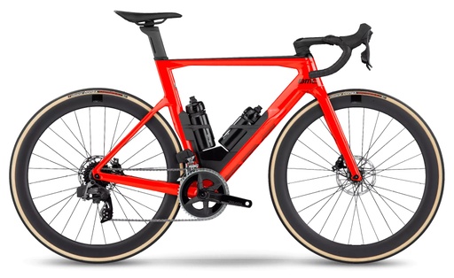 BMC TIME MACHINE 01 ROAD THREE (Red Black, XS)