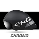 EKOI CHRONO TTRB HELMET LTD (Black, S/M)