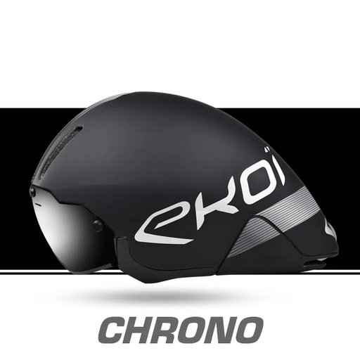 EKOI CHRONO TTRB HELMET LTD (Black, S/M)