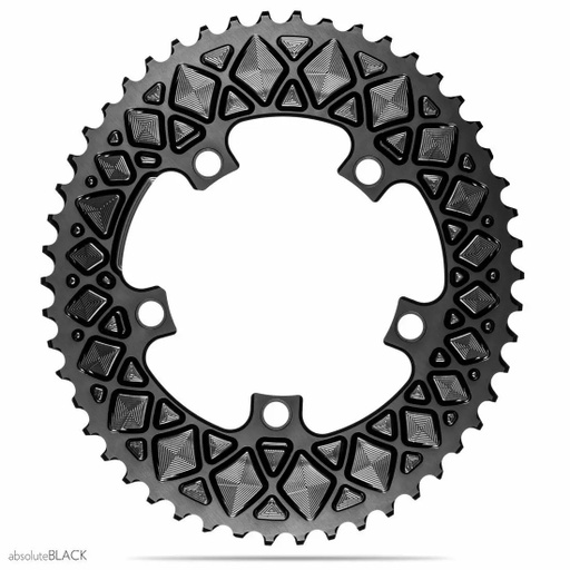 ABSOLUTEBLACK PREMIUM OVAL ROAD 110/5BCD FOR SHIMANO CHAINRING