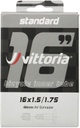 VITTORIA STANDARD INNER TUBE 16x1.5/1.75 48mm SCHRADER