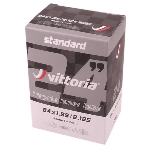 VITTORIA STANDARD INNER TUBE 24x1.95/2.125 48mm PRESTA