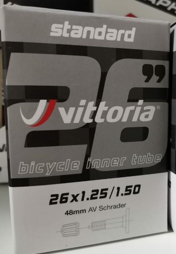 VITTORIA STANDARD INNER TUBE 26x1.25/1.5